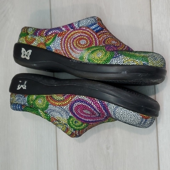Alegria Women Raimbow SpiralKAY-387 Multicolor Clogs Mary Jane shoes sz 37/7-7.5 - Picture 8 of 13